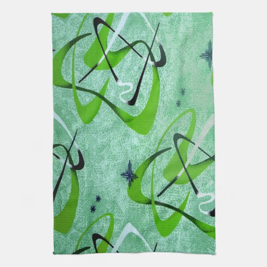 MoJo Kitchen Towel : BOOMERANG 2 - CHARTREUSE Theedoek (Verticaal)
