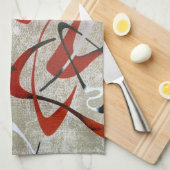 MoJo Kitchen Towel : BOOMERANG 2 - PRAIRIE ROOS Theedoek (Quarter Fold)