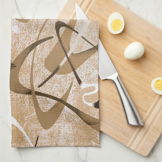 MoJo Kitchen Towel : BOOMERANG 2 - ZAND STAD Theedoek (Quarter Fold)