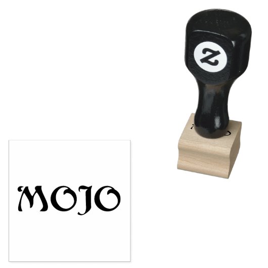 Mojo kleine rubberen stempel (Gestempeld)