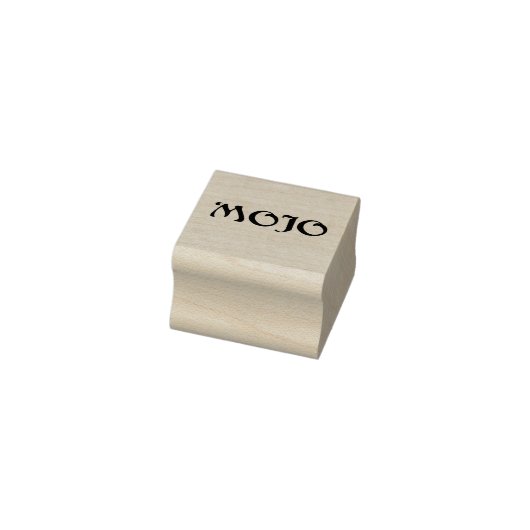 Mojo kleine rubberen stempel zonder handvat (Stempel)
