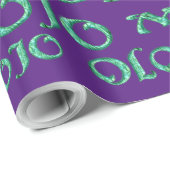 Mojo paars glanzend verpakkingspapier cadeaupapier (Rol Hoek)