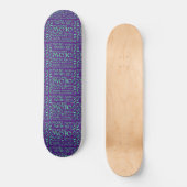 Mojo paars skateboard (Voorkant)