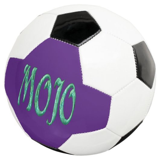 Mojo paars voetbal (Drie kwart)