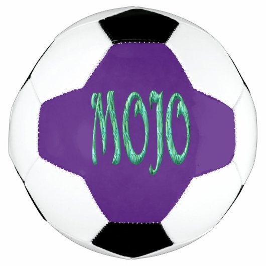 Mojo paars voetbal (Voorkant)