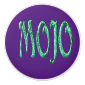 Mojo paarse keramische knop (Voorkant)