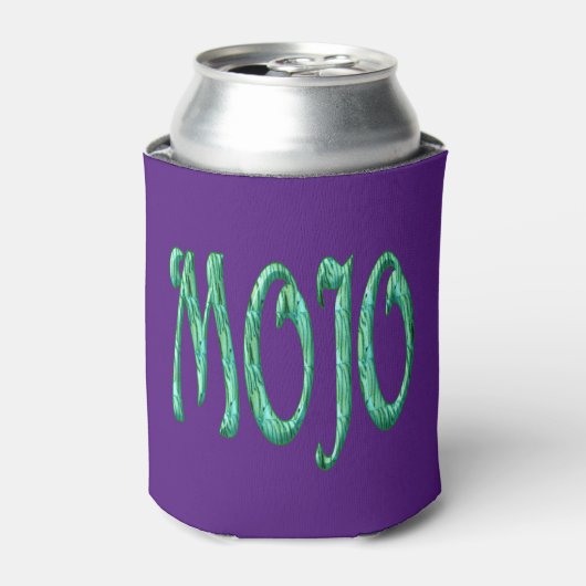 Mojo paarse koelbox blikjeskoeler (Blikje Voorkant)