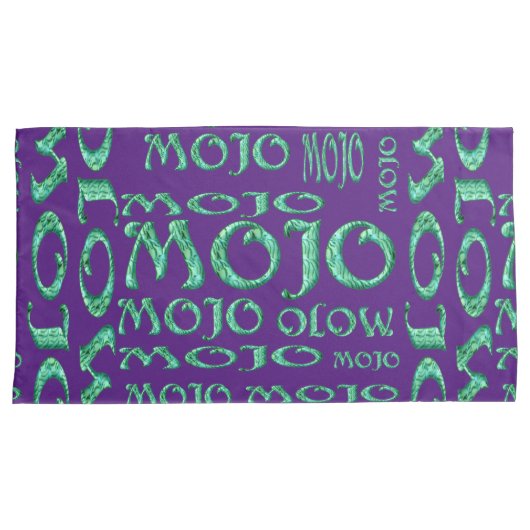 Mojo paarse koningskussens kussensloop (Voorkant-Rechts)