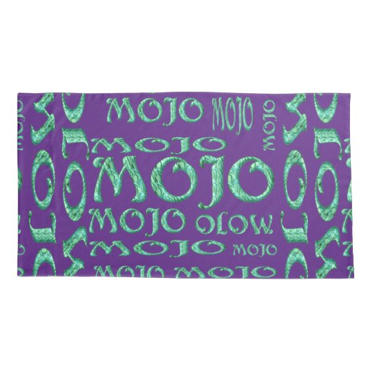 Mojo paarse koningskussens kussensloop (Achterkant-Links)