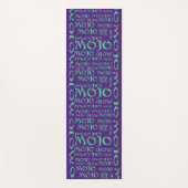 Mojo paarse oefenmat yogamat (Voorkant)