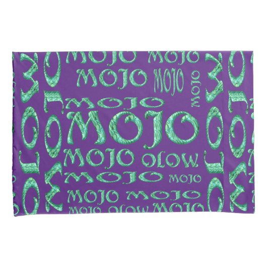 Mojo paarse pilazen kussensloop (Voorkant-Rechts)