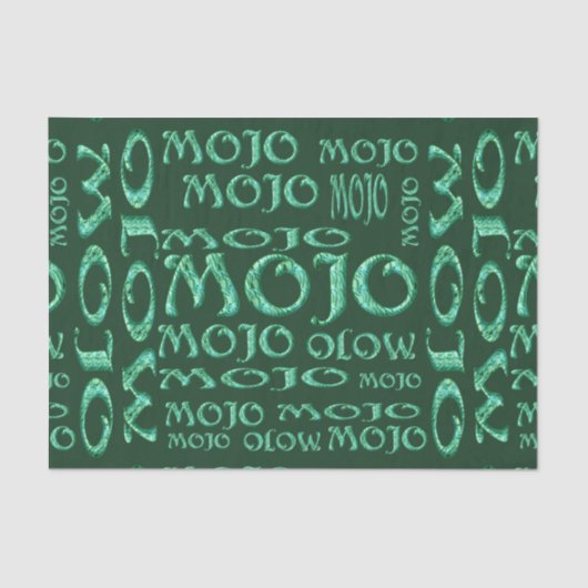 Mojo-papier voor groenweefsel tissuepapier (Voorkant)