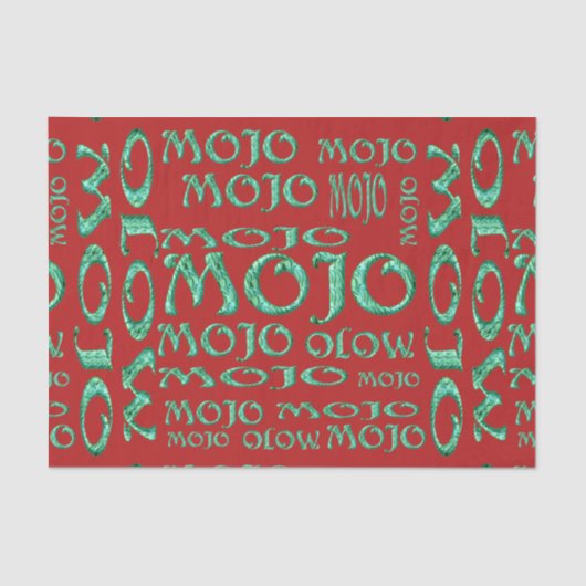 Mojo-papier voor rode weefsels tissuepapier (Voorkant)