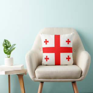 MoJo Pillow met vlag van Georgië Kussen