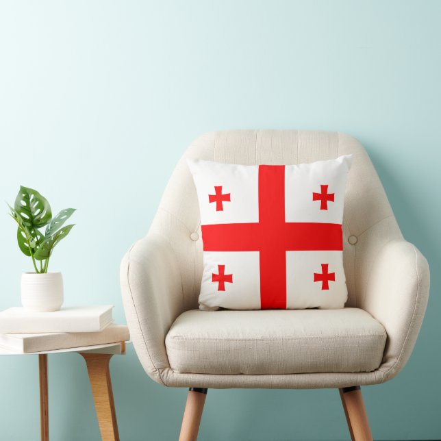 MoJo Pillow met vlag van Georgië Kussen (Stoel)