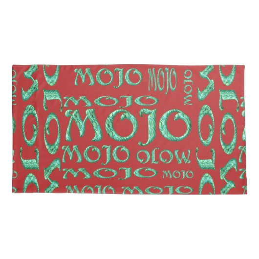 Mojo red koningskussens kussensloop (Achterkant-Links)