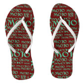 Mojo red teenslippers (Voetbed)