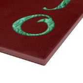 Mojo rode glazen snijplank (Hoek)