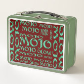 Mojo rode groene lunchbox (Voorkant)