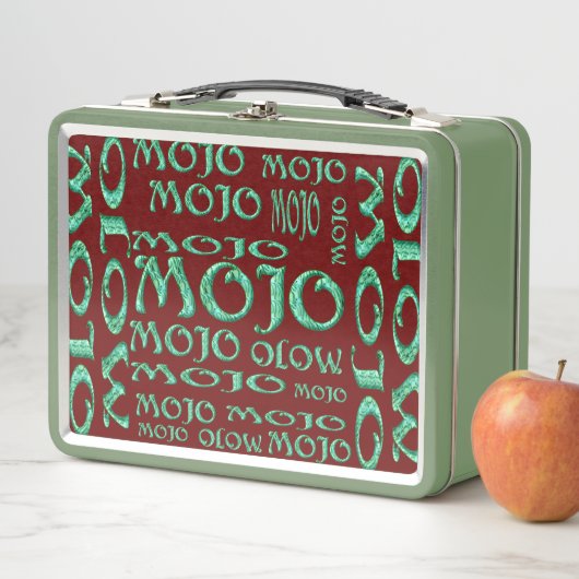 Mojo rode groene lunchbox (In situ)