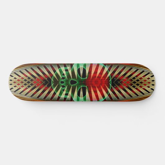 Mojo Skull Persoonlijk Skateboard (Horizontaal)