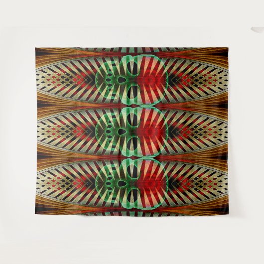 Mojo Skull Tapestry Wandkleed (Voorkant (horizontaal))