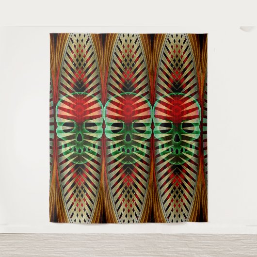Mojo Skull Tapestry Wandkleed (Voorkant)