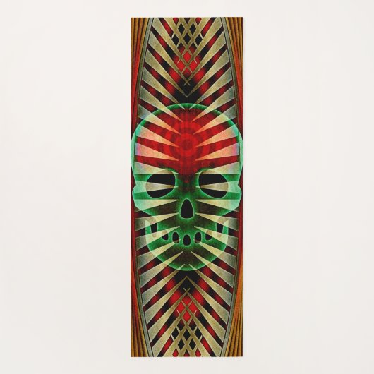 Mojo Skull Yoga Mat (Achterkant)