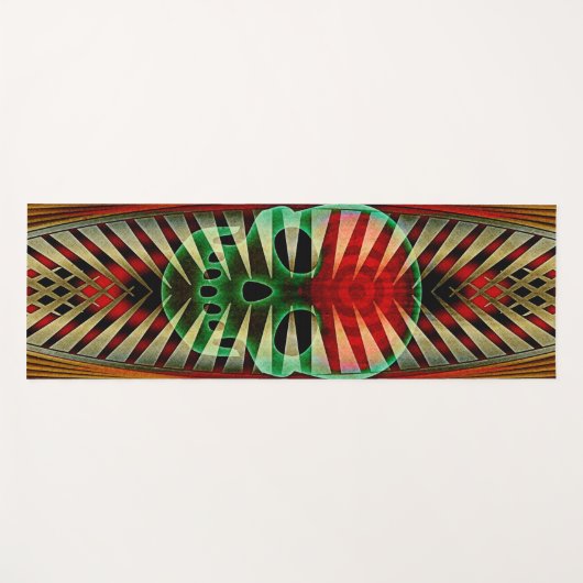 Mojo Skull Yoga Mat (Voorkant (horizontaal))
