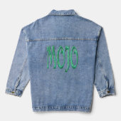 Mojo vrouwen denim jas jacket (Achterkant)