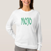 Mojo vrouwen witte lange mouw t-shirt (Voorkant)