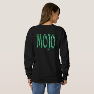 Mojo vrouwen zwarte sweatshirt achterkant