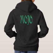 Mojo vrouwen zwarte sweatshirt met capuchon achter (Achterkant)
