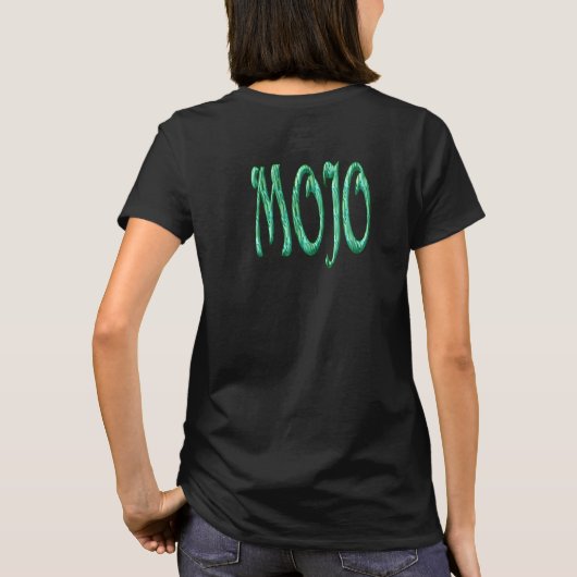 Mojo vrouwen zwarte t-shirt achterkant (Achterkant)