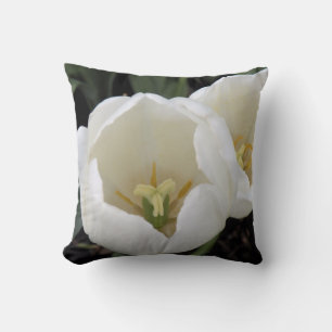 MoJo White Tulip Pillow voor mam Kussen