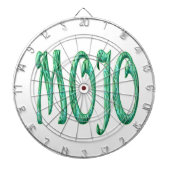 Mojo wit dartboard dartbord (Voorkant)