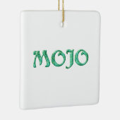 Mojo wit hangend vierkant ornament (Rechts)