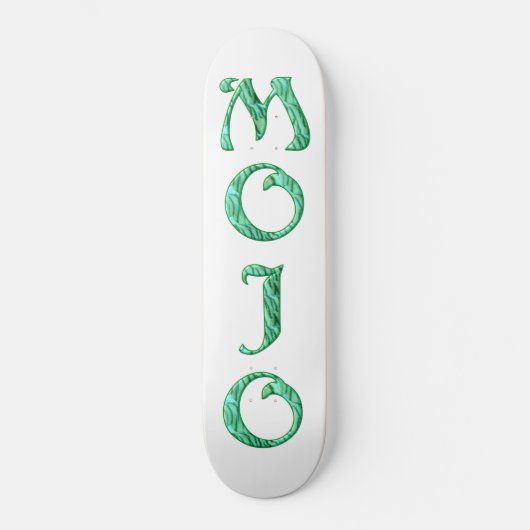 Mojo wit skateboard (Voorkant)