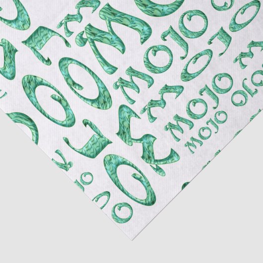 Mojo wit tissue papier (Detail)