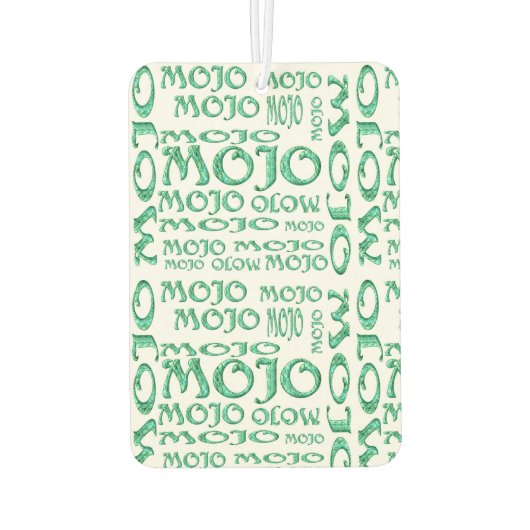 Mojo witte auto luchtverfrisser (Achterkant)