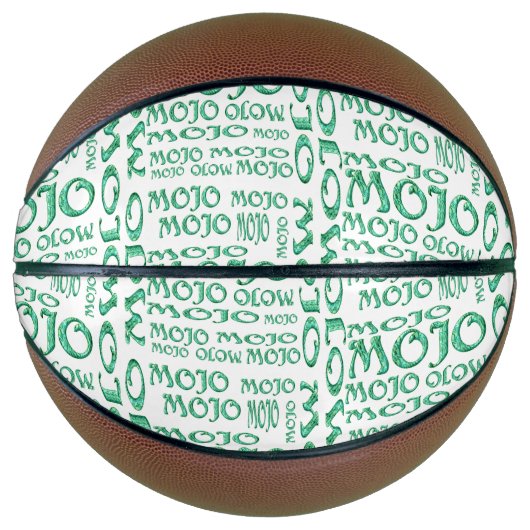 Mojo witte basketbal (Voorkant)