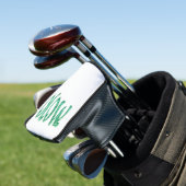 Mojo witte golfclub putter golfheadcover (Insitu)