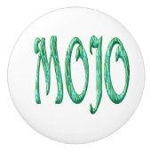 Mojo witte keramische knop (Voorkant)