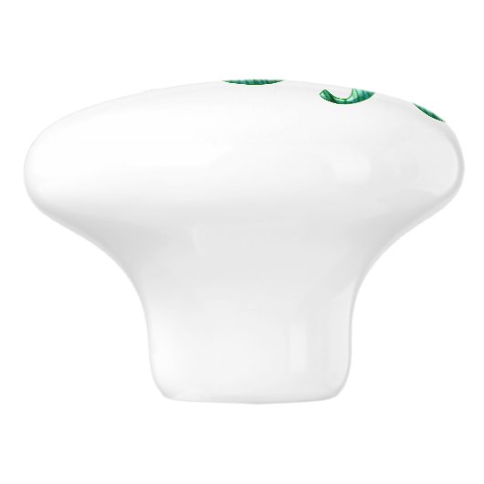 Mojo witte keramische knop (Zijkant)