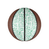 Mojo witte mini basketbal (Verticaal)