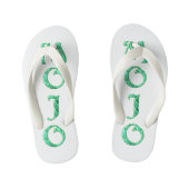 Mojo witte peuter teenslippers (Voetbed)