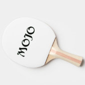 Mojo witte pingpong paddle tafeltennisbatje (Zijkant)