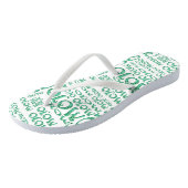 Mojo witte teenslippers (Schuin)