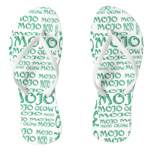 Mojo witte teenslippers