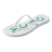 Mojo witte teenslippers (Schuin)